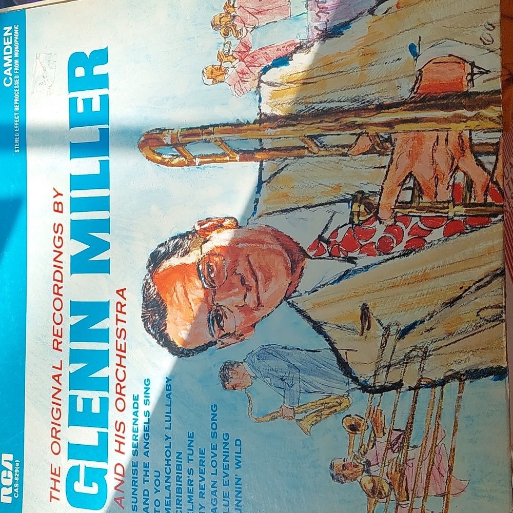 The ORIGINAL Recordings by GLENN MILLER Vinyl Record LP RCA Camden CAL-829